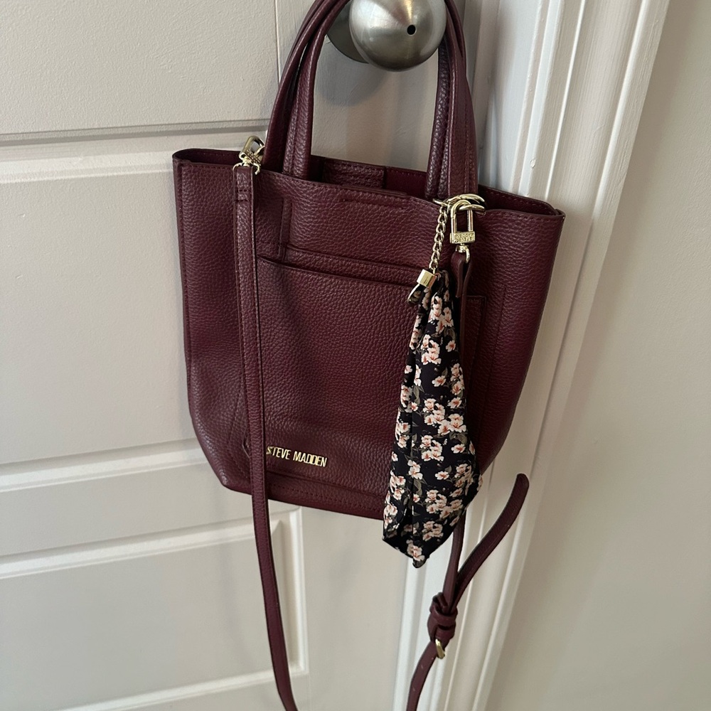 Maroon Steve Madden purse